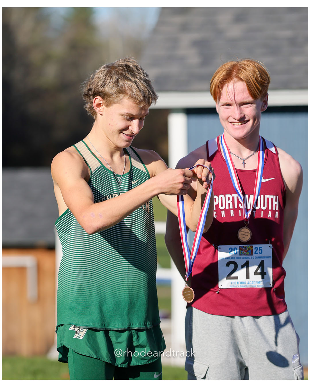 Fred Russell, Bishop Hendricken High School, P24, 16:59.11 - Christian Barnes, Portsmouth Christian, P25, 16:59.18 - New England Cross Coun…